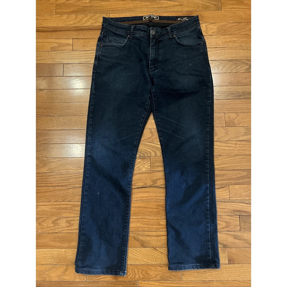 Jack of Spades No 1 Jack Classic Fit Straight Leg Jeans Mens 34x34 Dark Wash